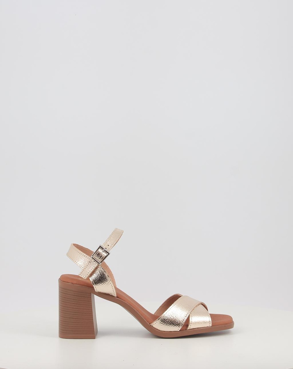 Sandalias Obi Shoes 5620 platino talla 36