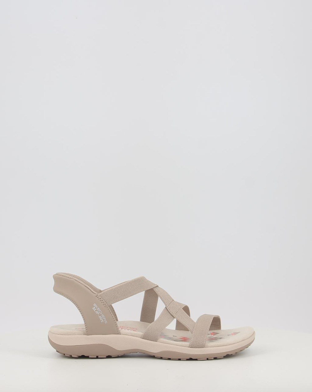 Sandalias Skechers SLIP-INS: REGGAE SLIM – STRETCH 163460 taupe talla 35