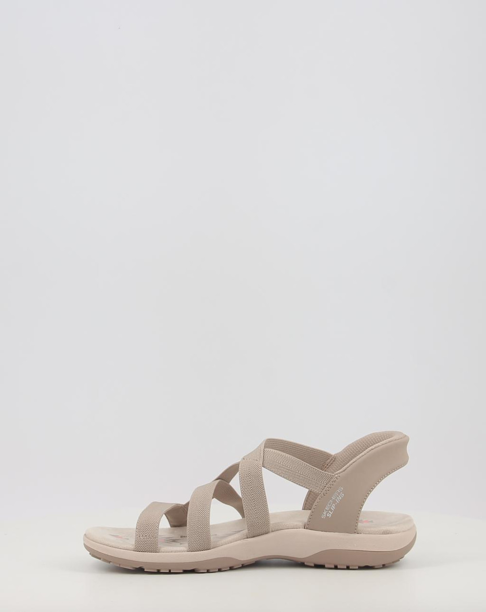 Sandalias Skechers SLIP-INS: REGGAE SLIM – STRETCH 163460 taupe talla 35