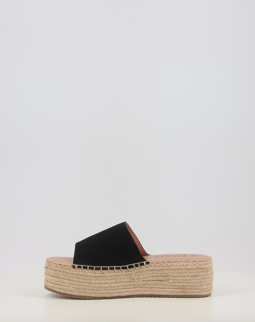 Alpargatas Kissia COCO negro talla 37