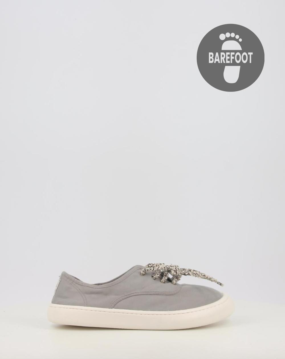 Zapatillas Victoria OLMO BAREFOOT LONA TINTADA DREC gris talla 39