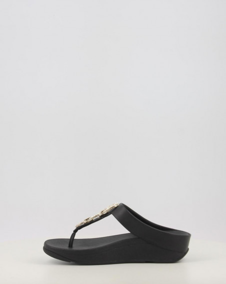 FINO CRYSTAL CHAIN LEATHER TOE POST SANDALS FINO CRYSTAL CHAIN LEATHER TOE POST SANDALS