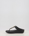 FINO CRYSTAL CHAIN LEATHER TOE POST SANDALS FINO CRYSTAL CHAIN LEATHER TOE POST SANDALS