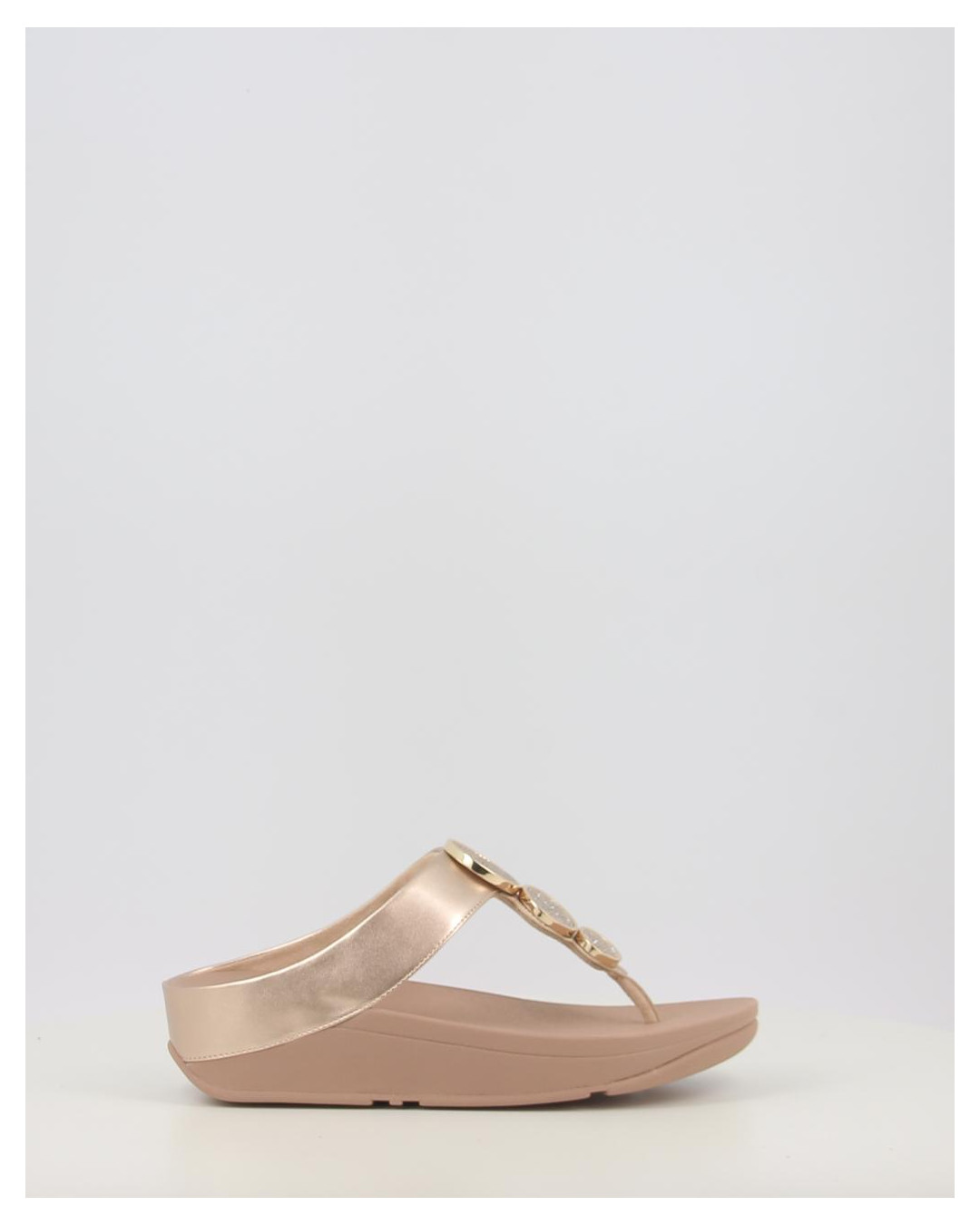 HALO BEAD CIRCLE METALLIC TOE POST SANDALS