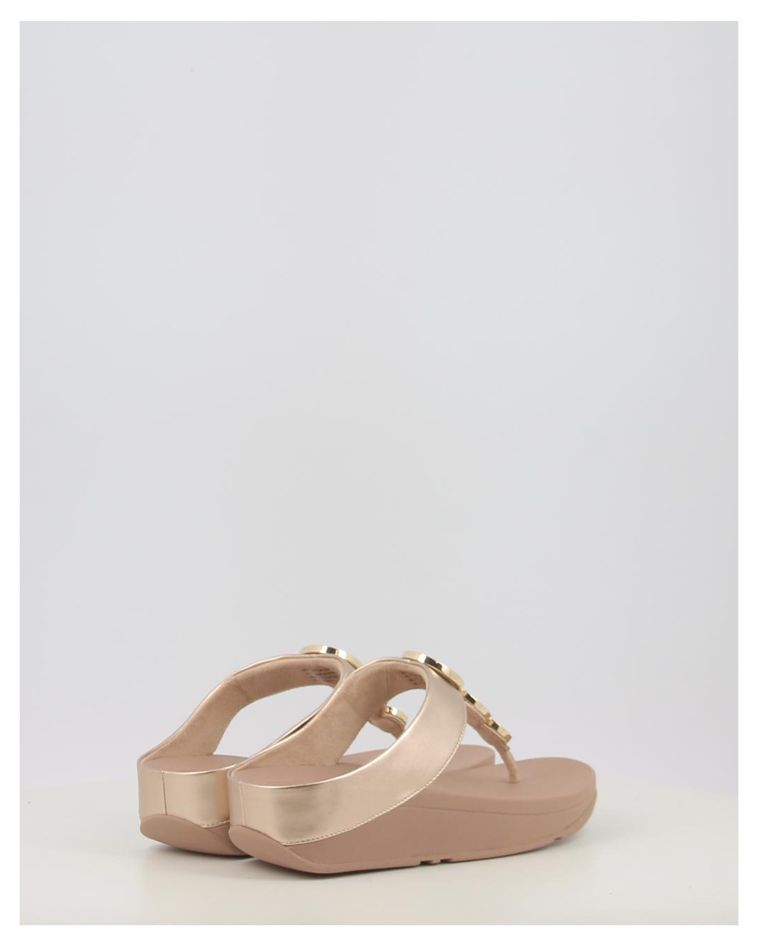 HALO BEAD CIRCLE METALLIC TOE POST SANDALS