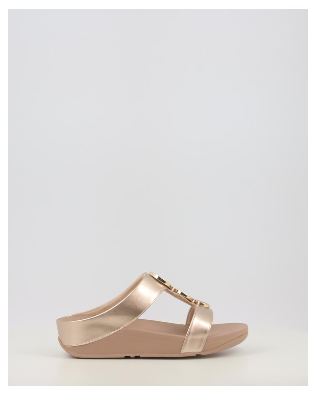HALO BEAD CIRCLE METALLIC TOE POST SANDALS