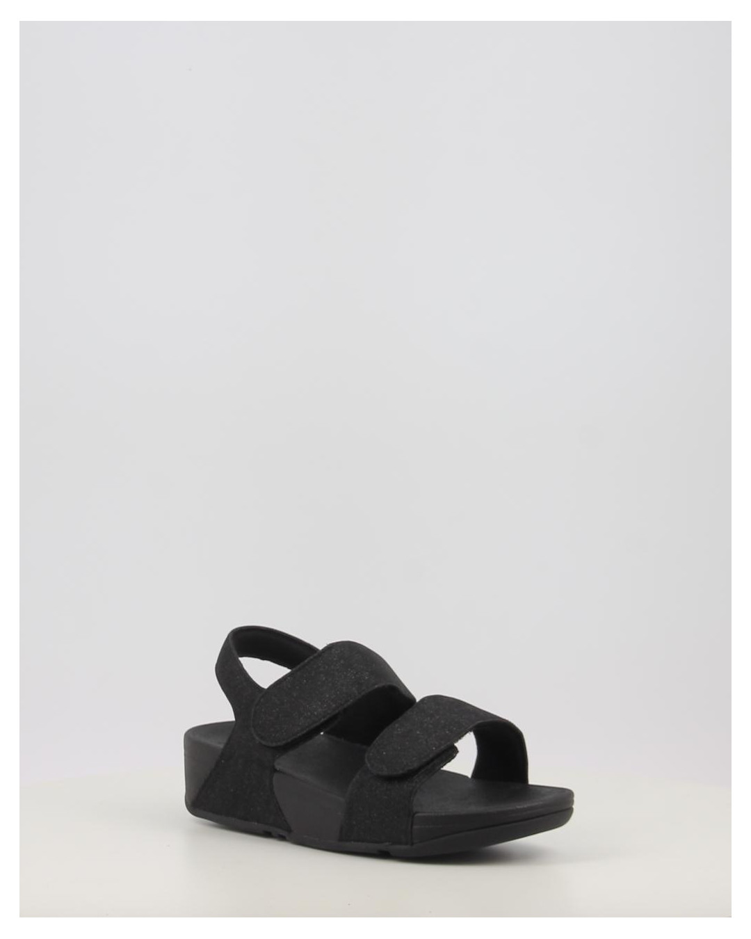 LULU ADJUSTABLE SHIMMERLUX BACK STRAP SANDALS