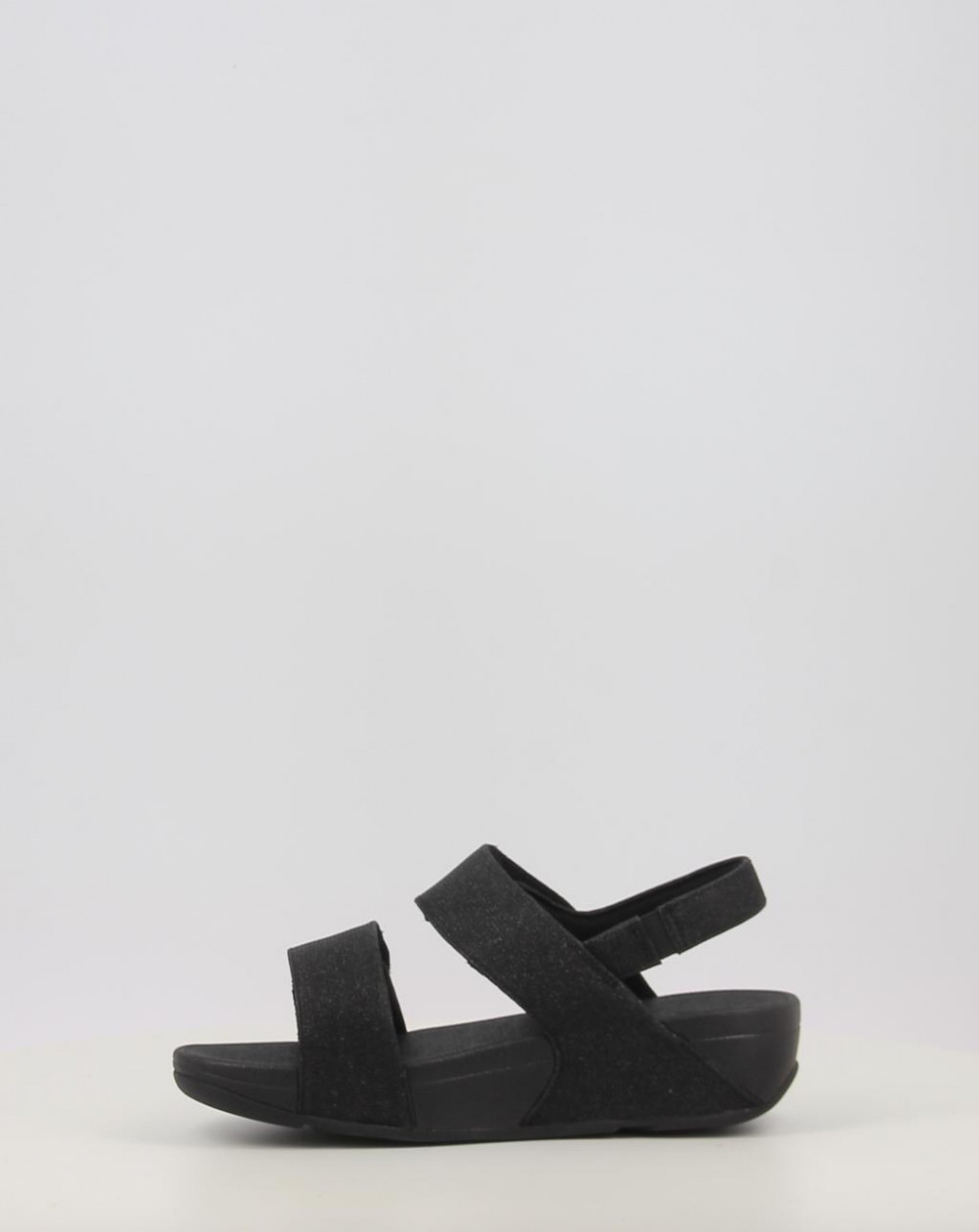 Sandalias Fitflop LULU ADJUSTABLE SHIMMERLUX BACK-STRAP SANDALS negro talla 37