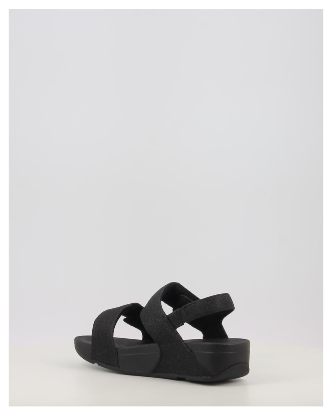 LULU ADJUSTABLE SHIMMERLUX BACK STRAP SANDALS