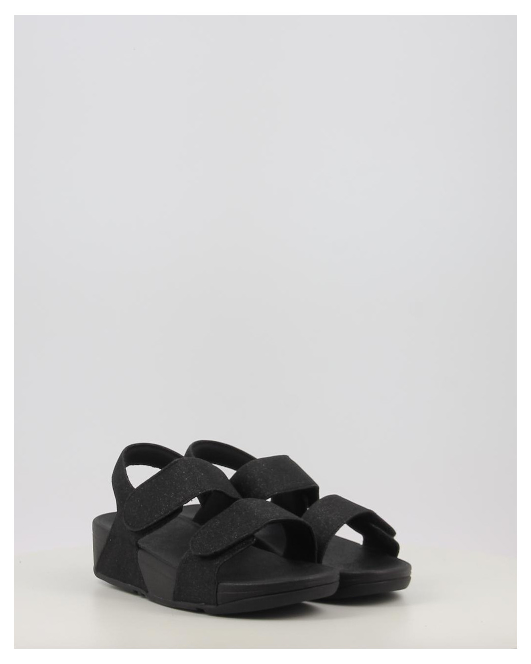 LULU ADJUSTABLE SHIMMERLUX BACK STRAP SANDALS