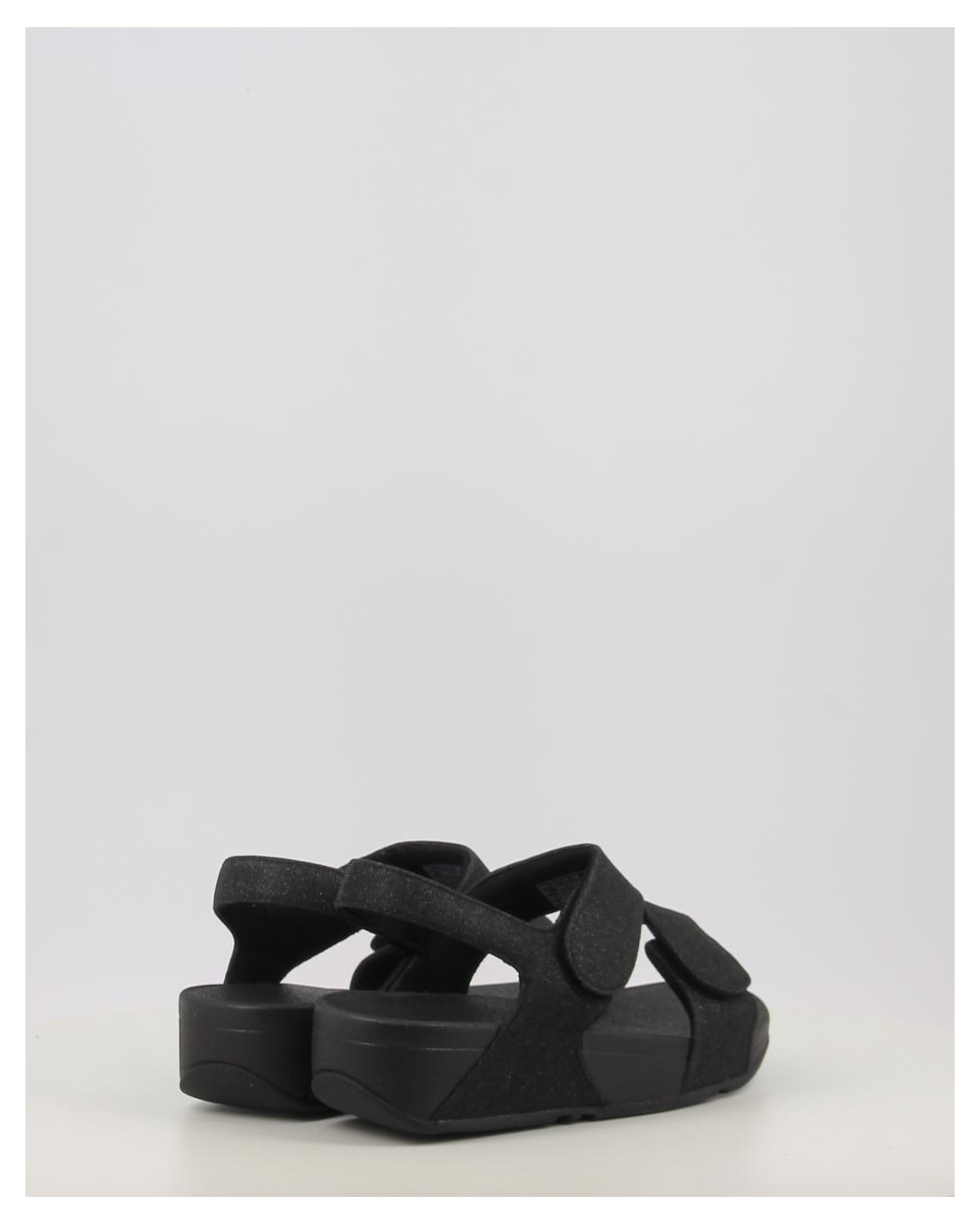 LULU ADJUSTABLE SHIMMERLUX BACK STRAP SANDALS