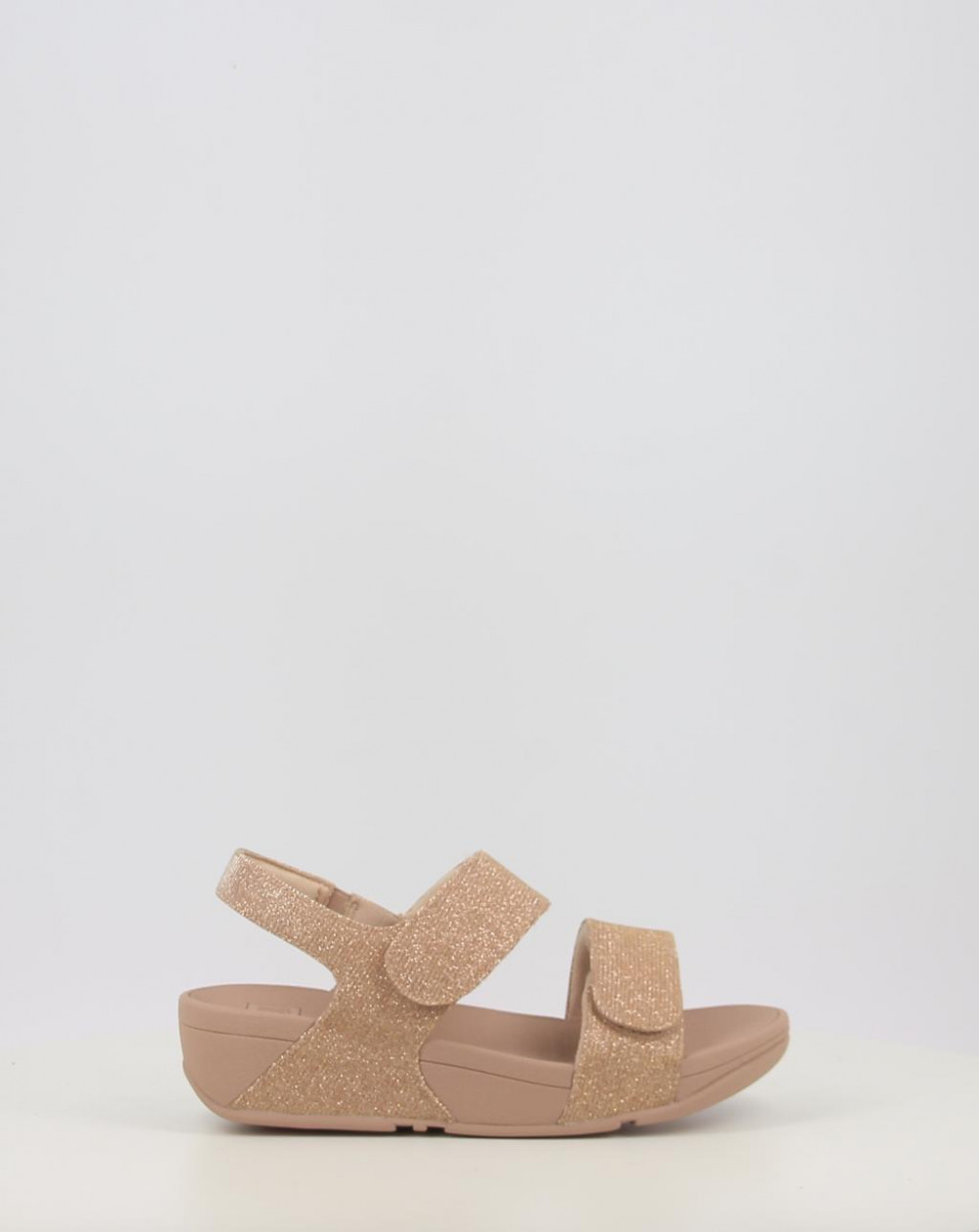 Sandalias Fitflop LULU ADJUSTABLE SHIMMERLUX BACK-STRAP SANDALS oro talla 40