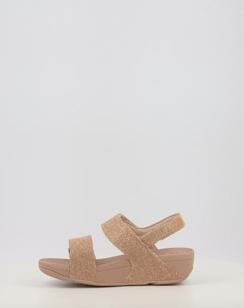 Sandalias Fitflop LULU ADJUSTABLE SHIMMERLUX BACK-STRAP SANDALS oro talla 40