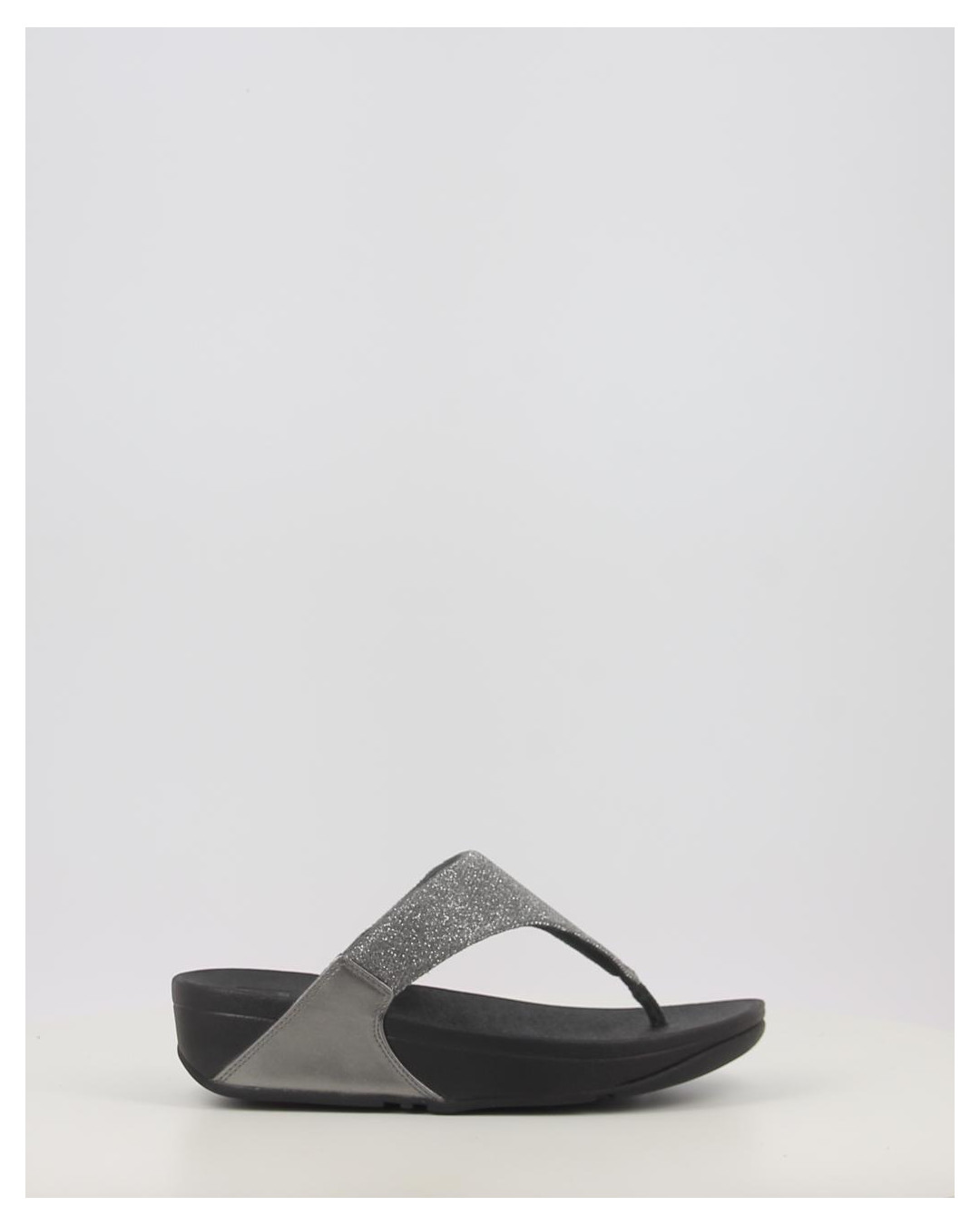 LULU SHIMMERLUX TOE POST SANDALS