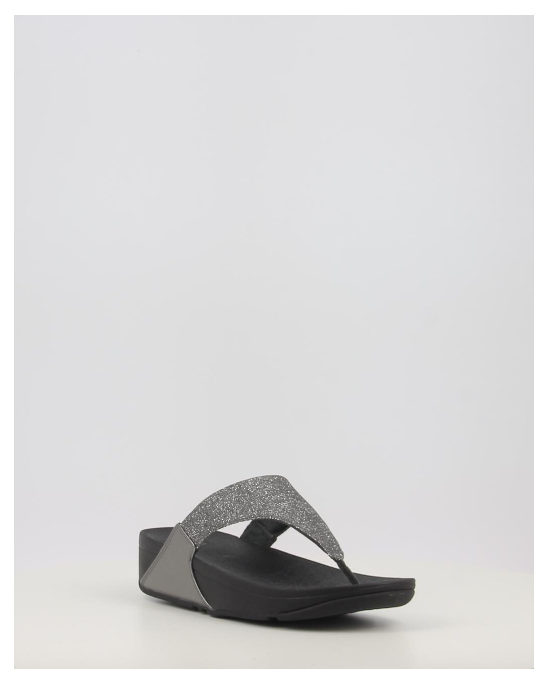 LULU SHIMMERLUX TOE POST SANDALS