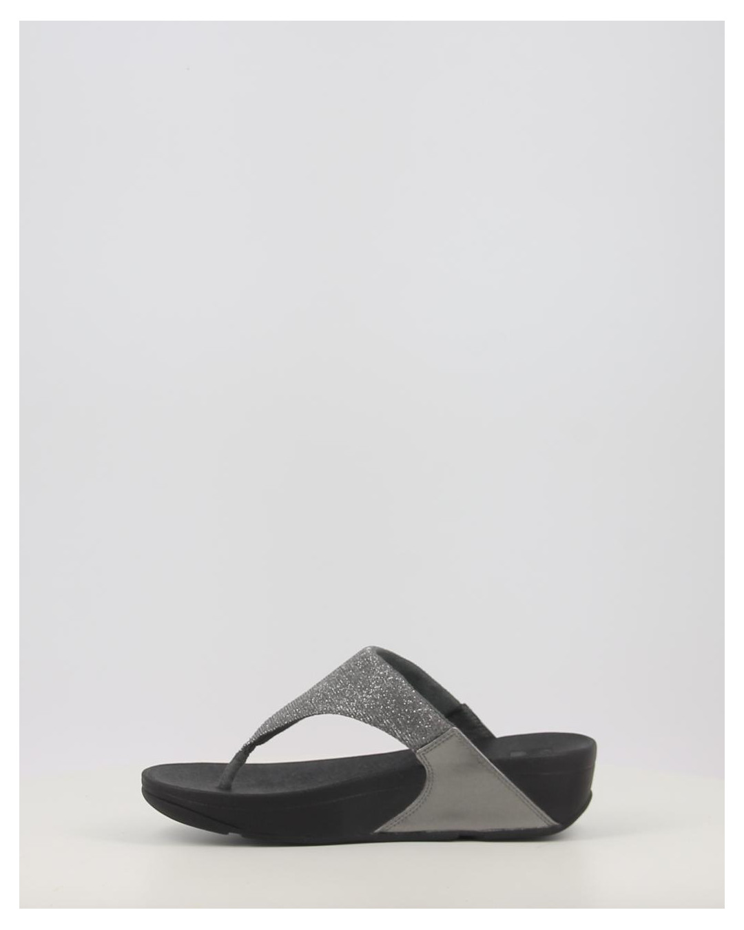 LULU SHIMMERLUX TOE POST SANDALS