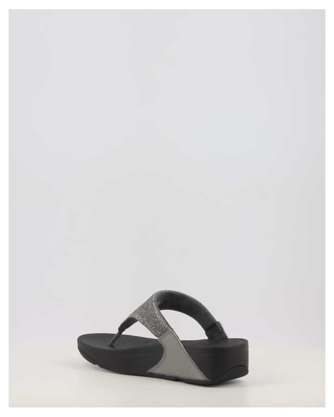 LULU SHIMMERLUX TOE POST SANDALS