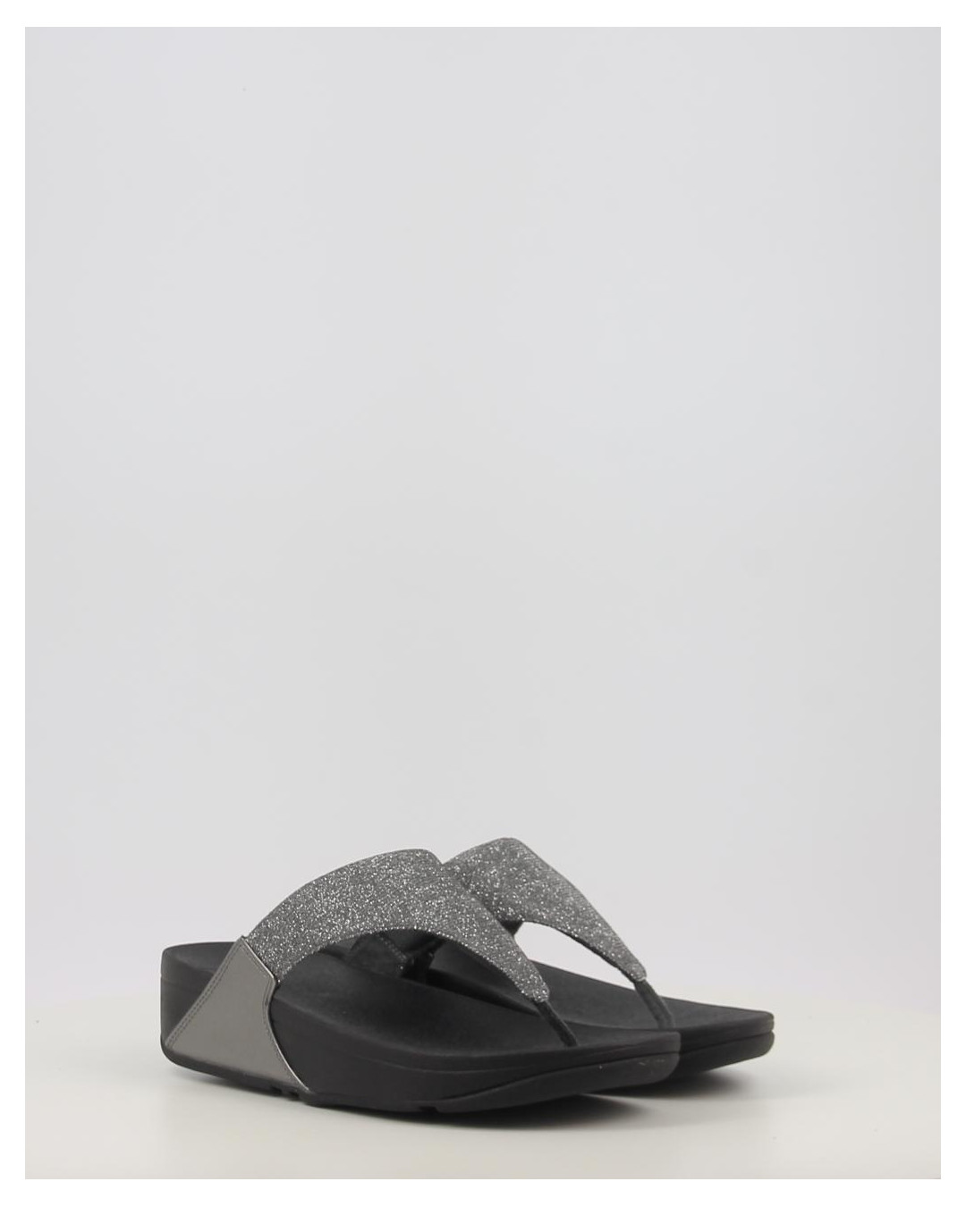 LULU SHIMMERLUX TOE POST SANDALS