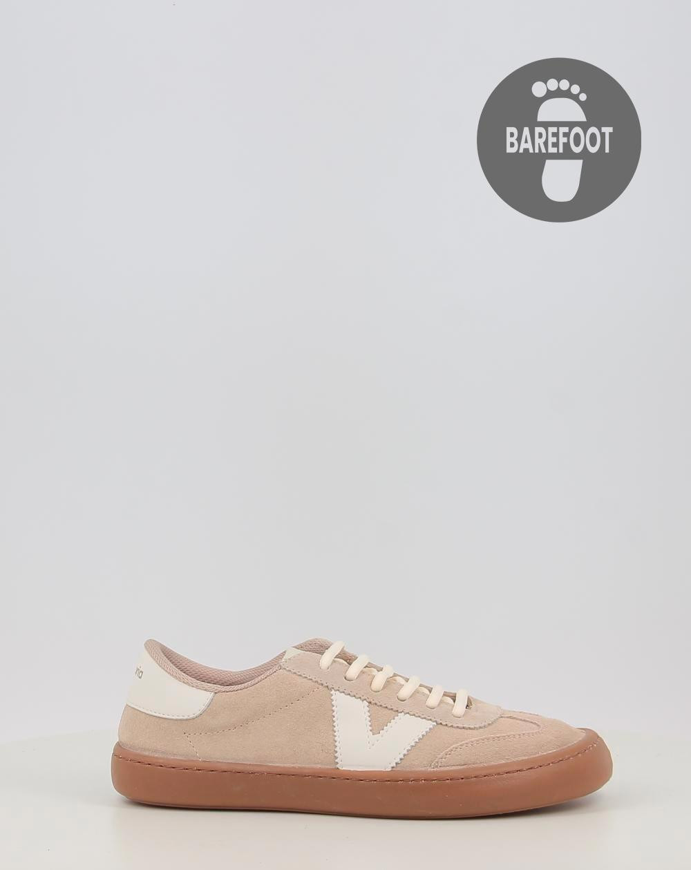 Zapatillas Victoria OLMO BAREFOOT EFECTO PIEL & SERRAJE 1186103 arena talla 40