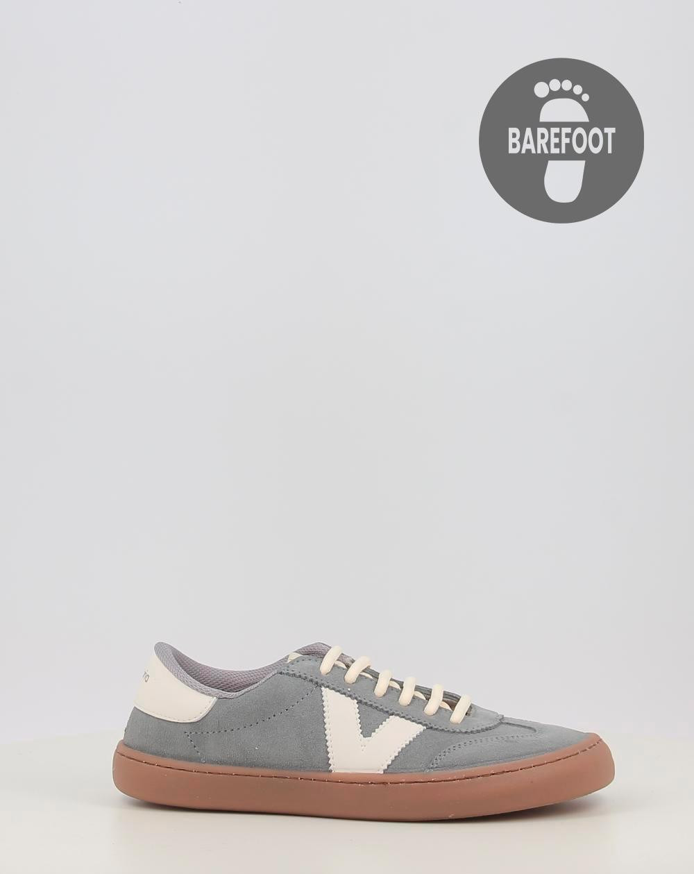 Zapatillas Victoria OLMO BAREFOOT EFECTO PIEL & SERRAJE 1186103 gris talla 37