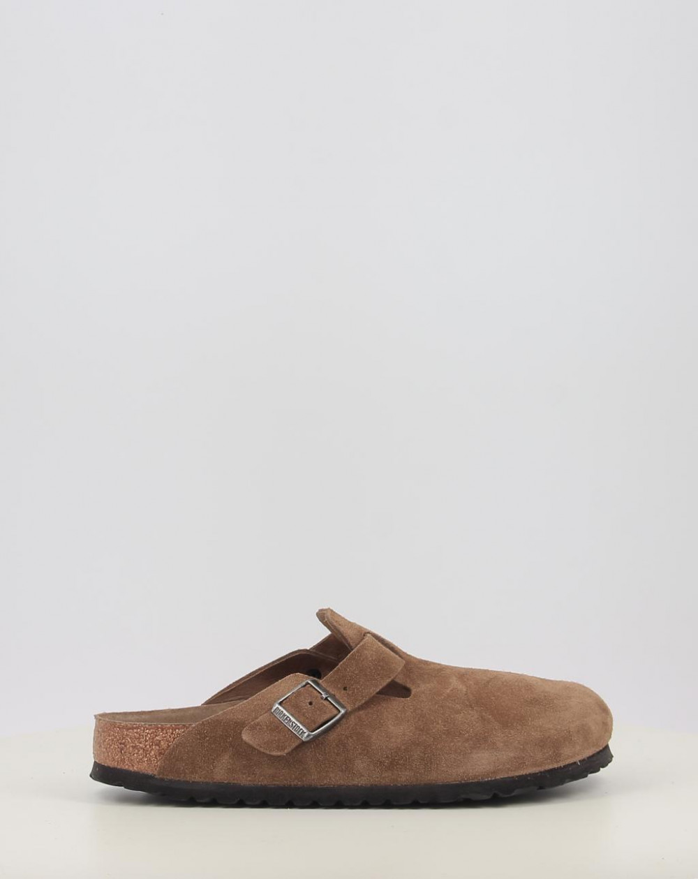 Zuecos Birkenstock BOSTON  SFB LEVE DARK TEA TONAL FB cuero talla 43