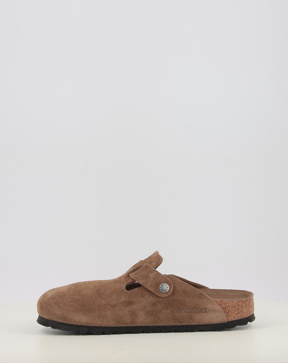 Zuecos Birkenstock BOSTON  SFB LEVE DARK TEA TONAL FB cuero talla 43