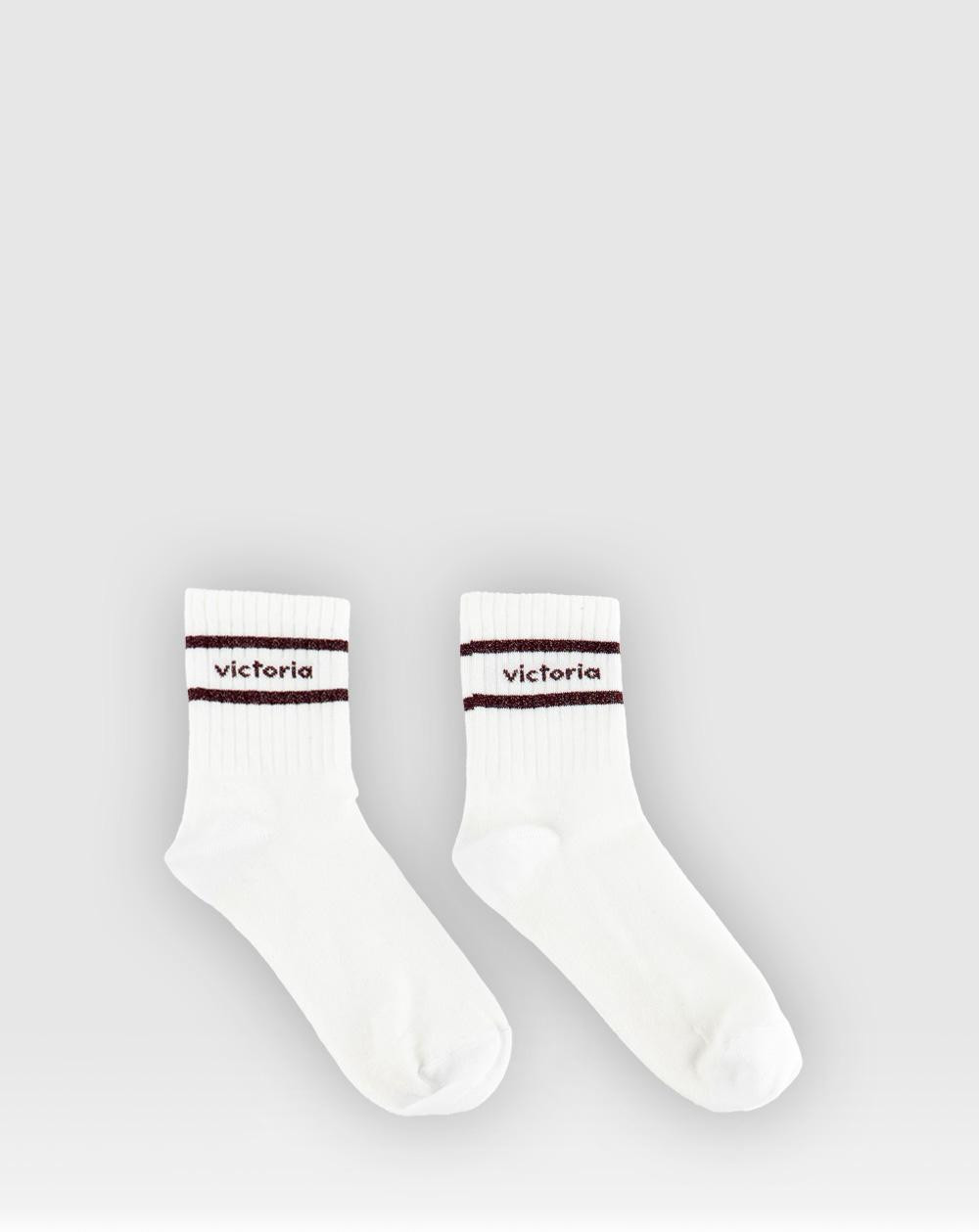 Calcetines Victoria 9125133 blanco talla T/U