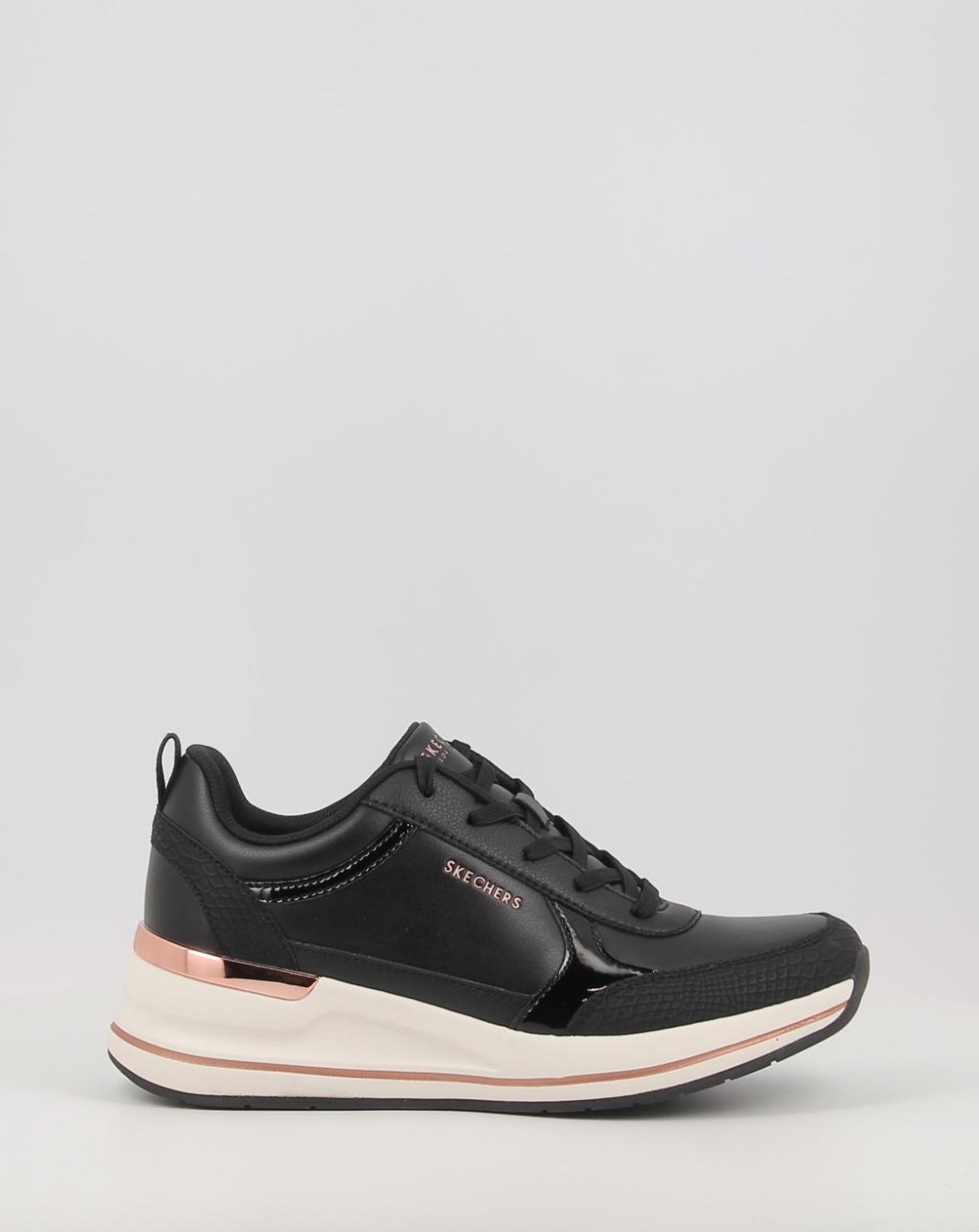 Zapatillas Skechers BILLION 2 – FINE SHINE 177345 negro talla 40