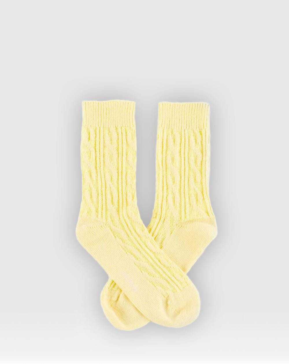 Calcetines Victoria 9125141 amarillo talla T/U