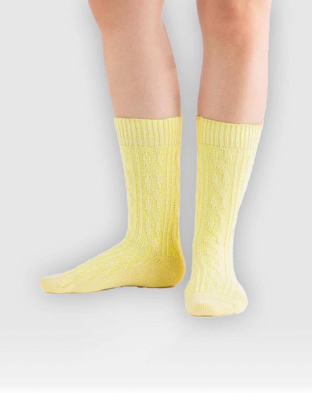 Calcetines Victoria 9125141 amarillo talla T/U