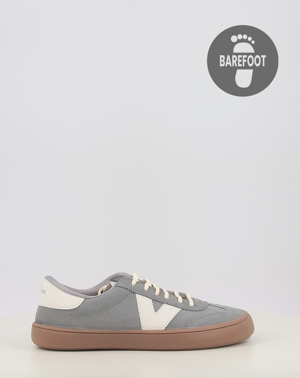 Zapatillas Victoria OLMO BAREFOOT EFECTO PIEL & SERRAJE 1186103 gris talla 41