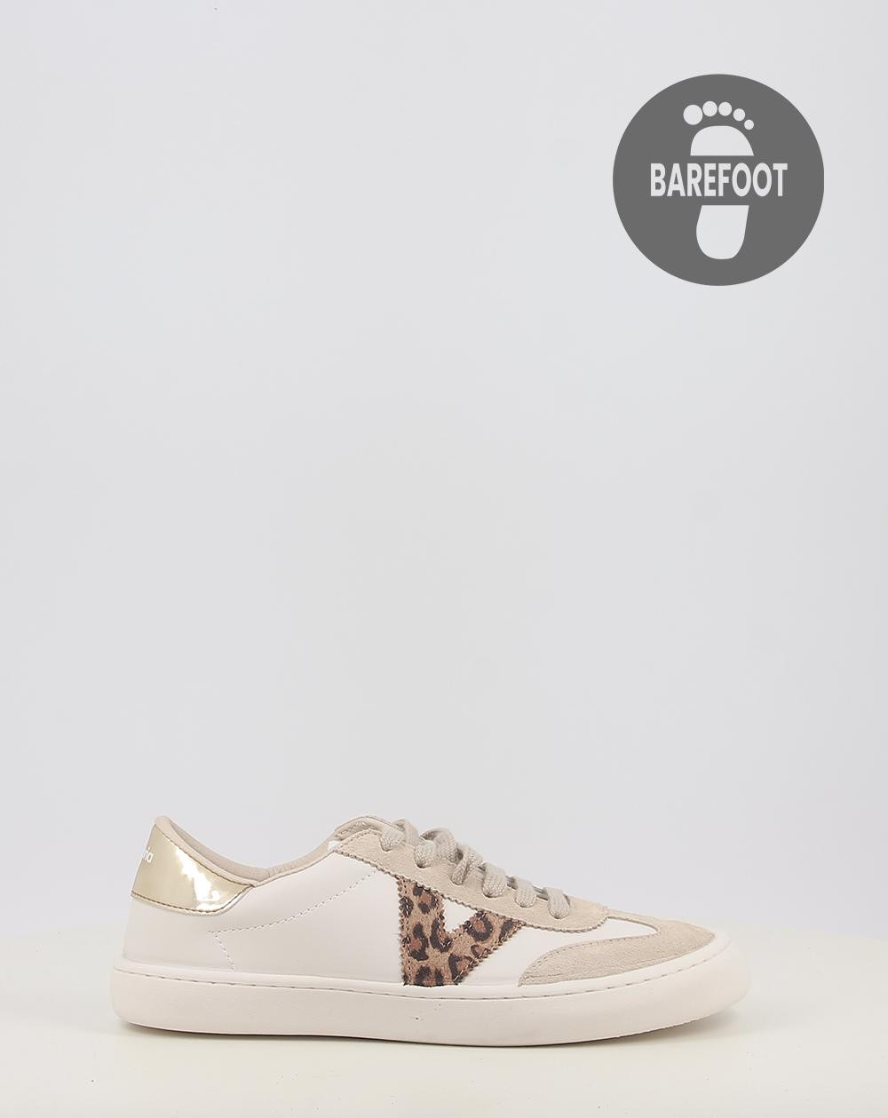 Zapatillas Victoria OLMO BAREFOOT EFECTO PIEL & SERRAJE 1186101 blanco talla 39