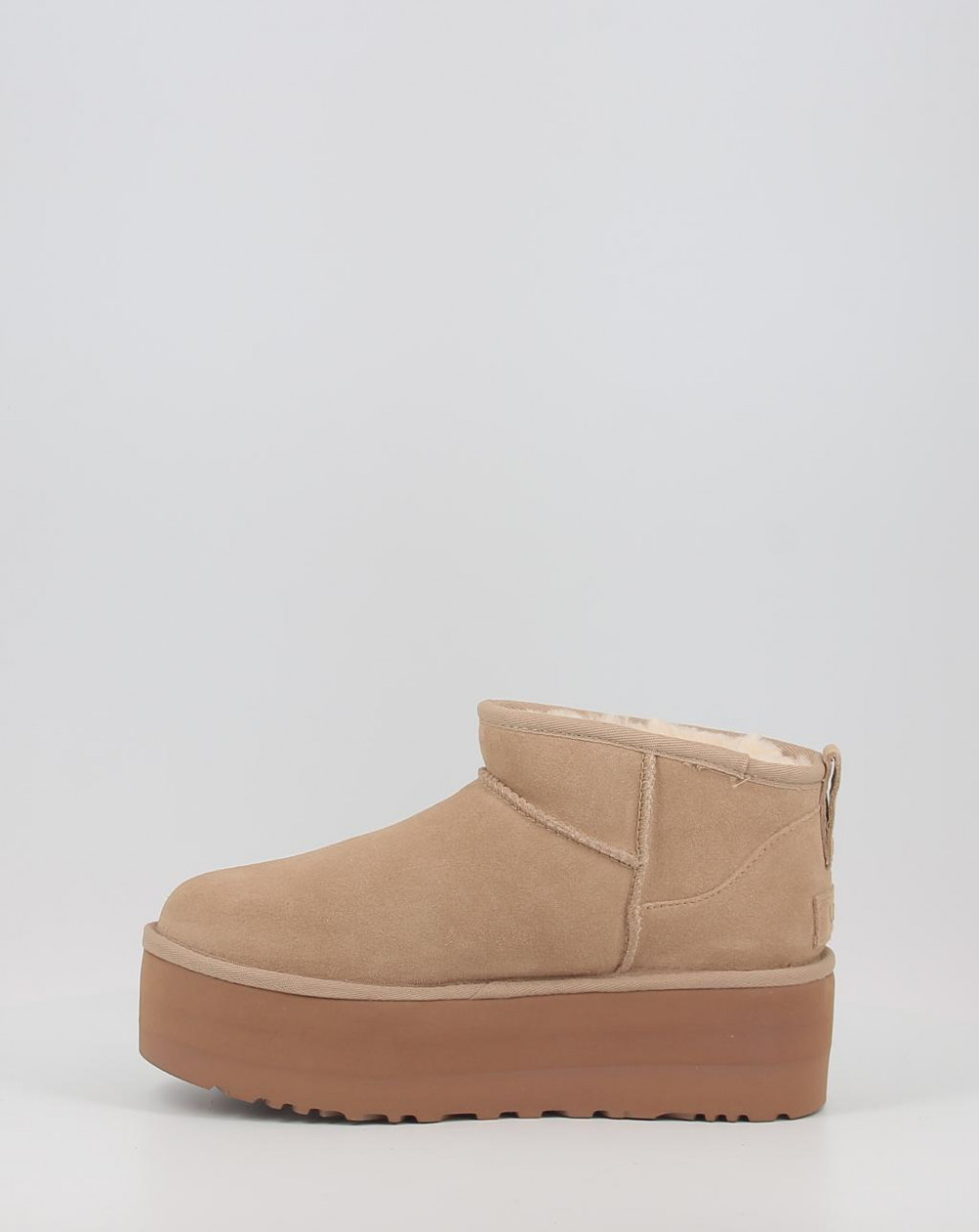 Botines Ugg CLASSIC ULTRA MINI PLATFORM beig talla 40