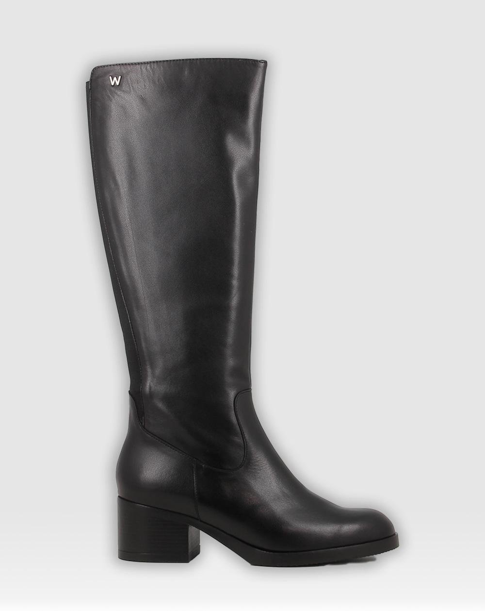 Botas Wonders G-6250 negro talla 36