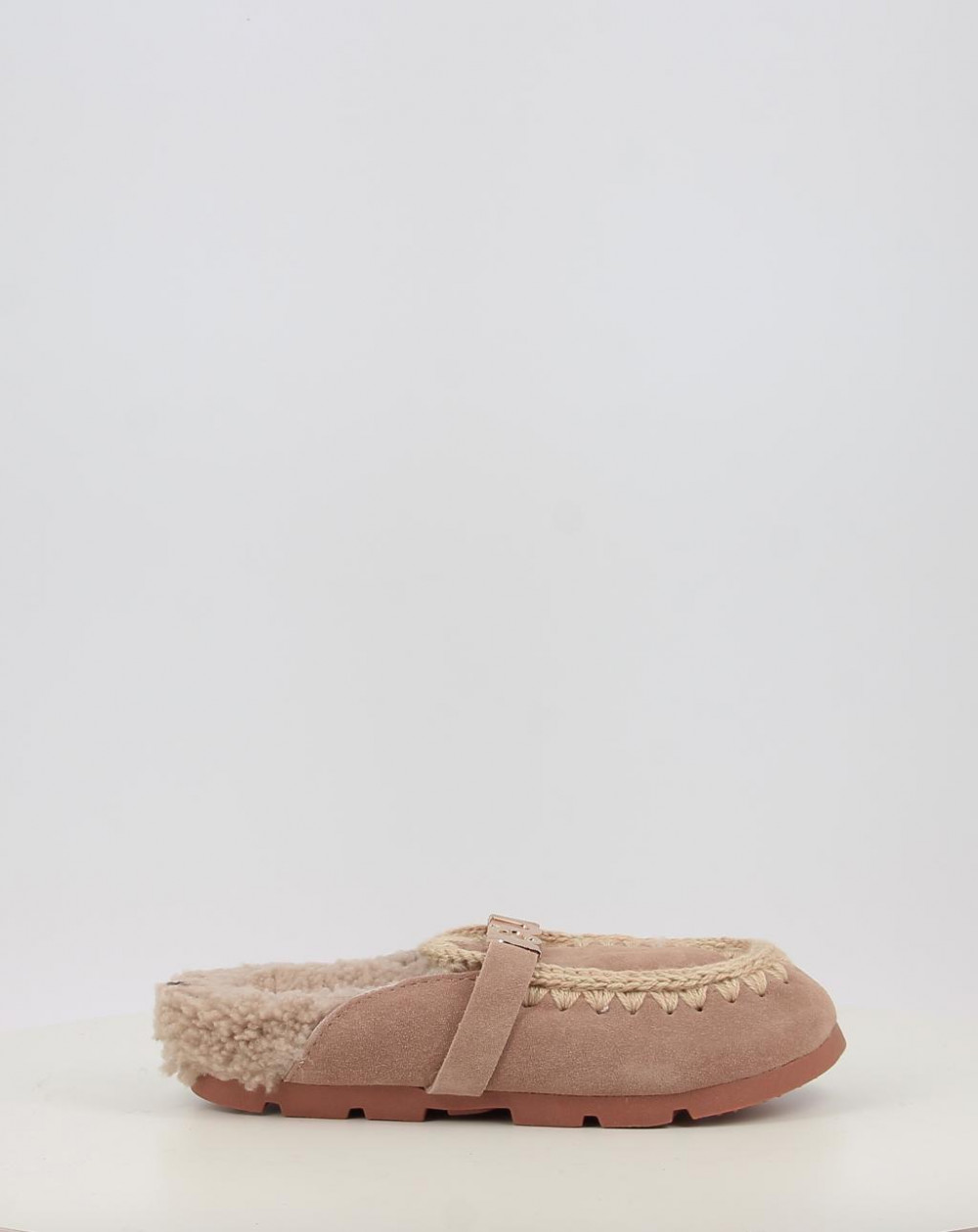 Zuecos Mou WINTER BIO SLIDE – LOGO beig talla 36