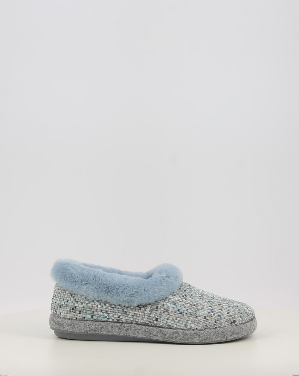 Zapatillas de Casa Bio Relax KERCLA 12076 gris talla 35