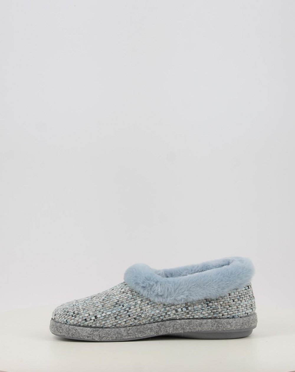 Zapatillas de Casa Bio Relax KERCLA 12076 gris talla 35