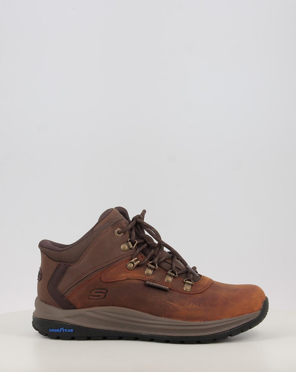 Botines Skechers SLIP-INS RELAXED FIT: MEROE-PL marrón talla 41