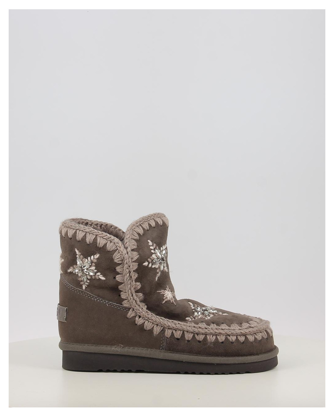 Botas Mou ESKIMO WOOL STARS & RHINESTONES gris