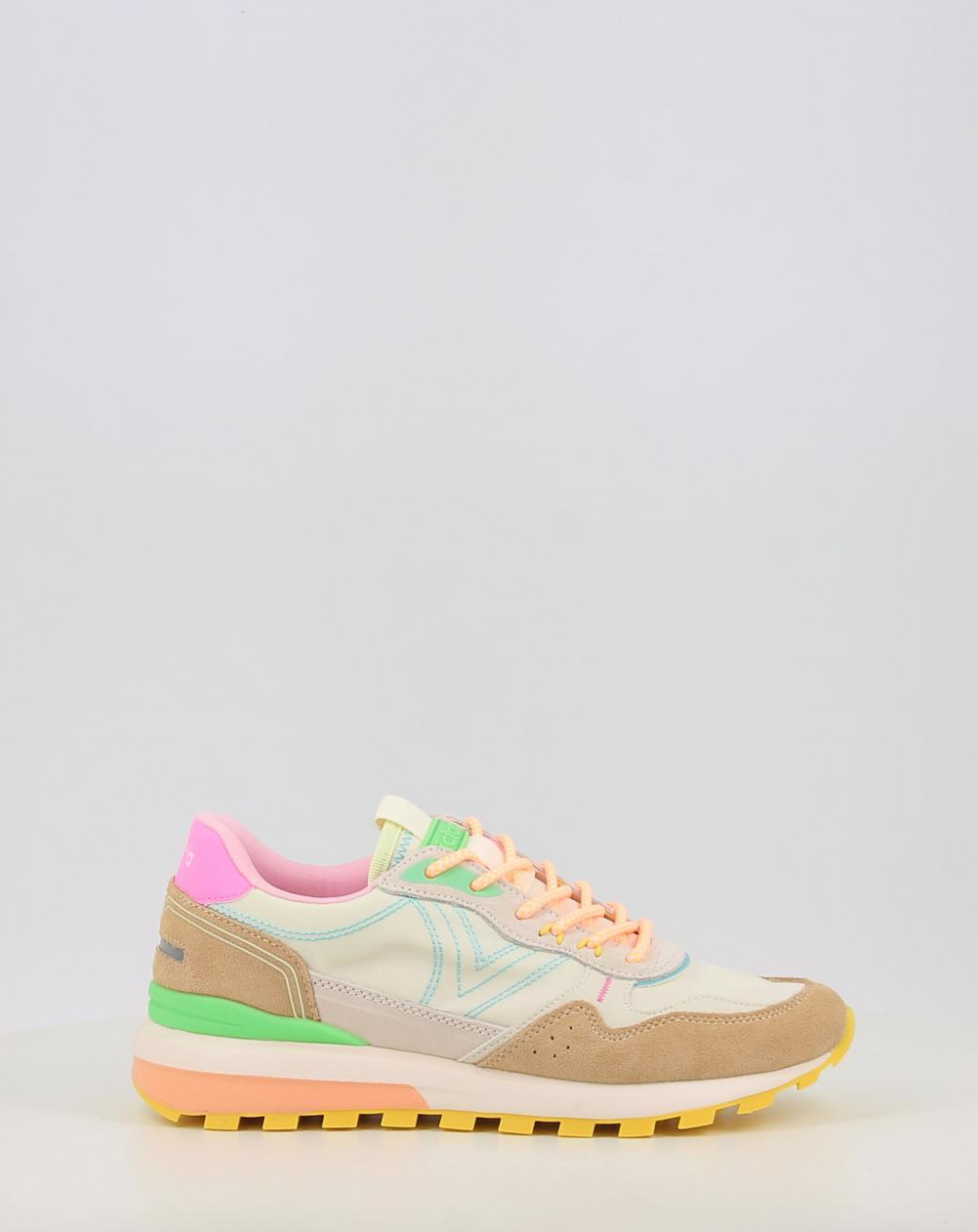 Zapatillas Victoria LUNA NYLON & SERRAJE MULTICOLOR 1156114 beig talla 39