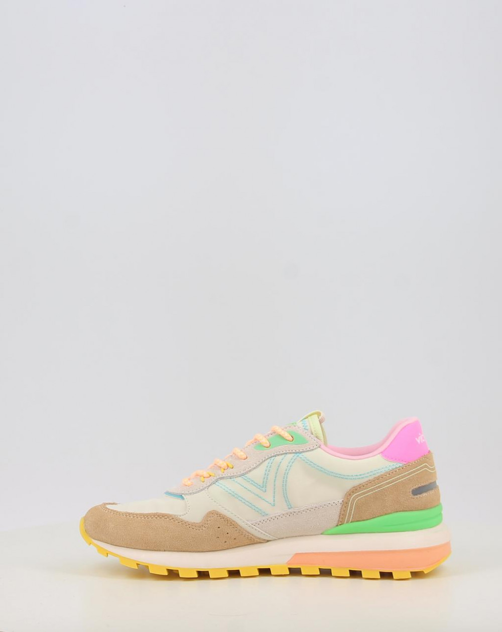 Zapatillas Victoria LUNA NYLON & SERRAJE MULTICOLOR 1156114 beig talla 39