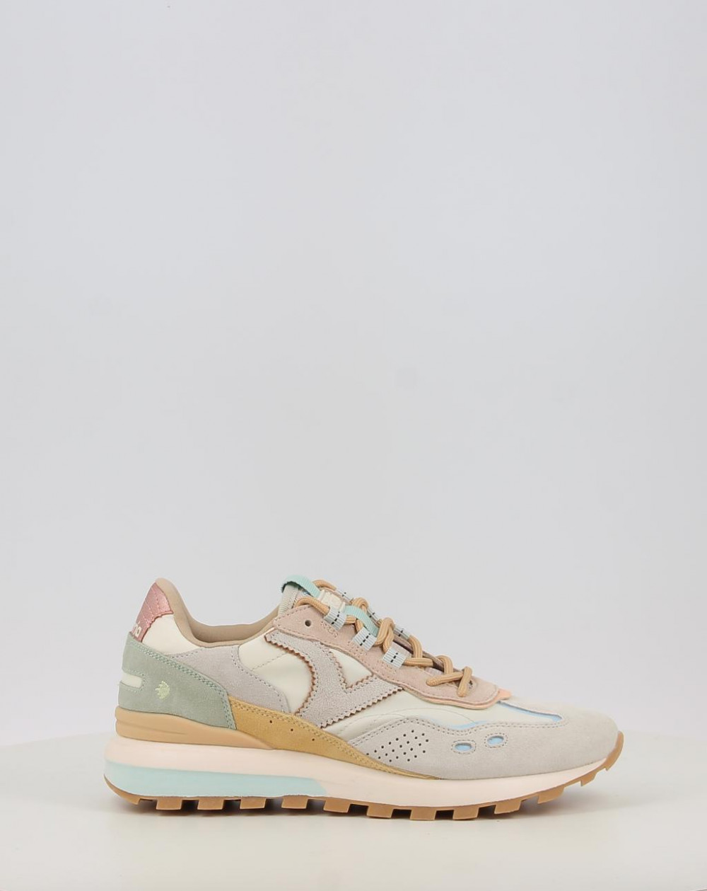 Zapatillas Victoria LUNA NYLON & SERRAJE 1156116 beig talla 36