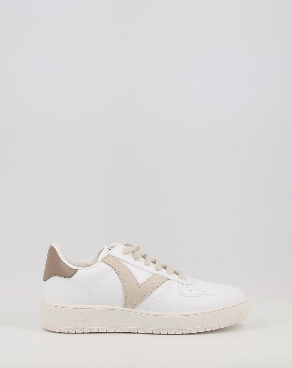 Zapatillas Victoria MADRID EFECTO PIEL 1258201-82 blanco talla 36