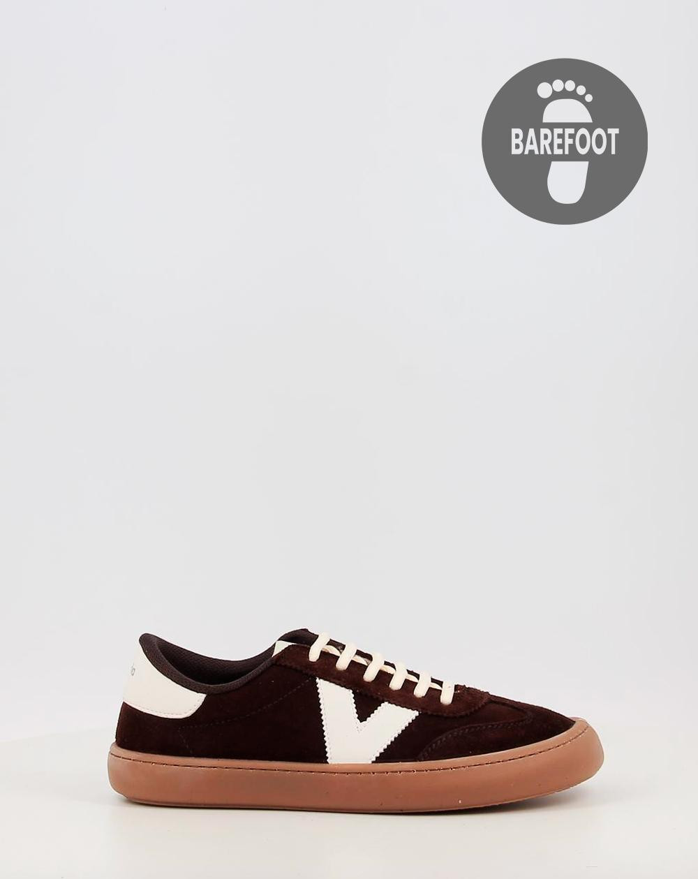 Zapatillas Victoria OLMO BAREFOOT EFECTO PIEL & SERRAJE 1186103 marrón talla 36