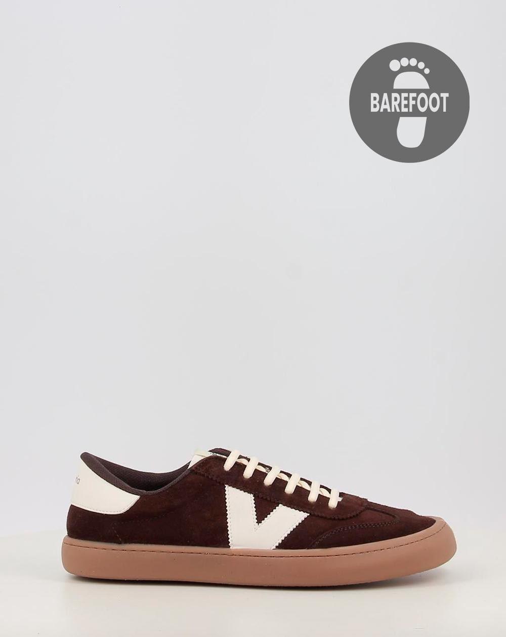 Zapatillas Victoria OLMO BAREFOOT EFECTO PIEL & SERRAJE 1186103 marrón talla 41