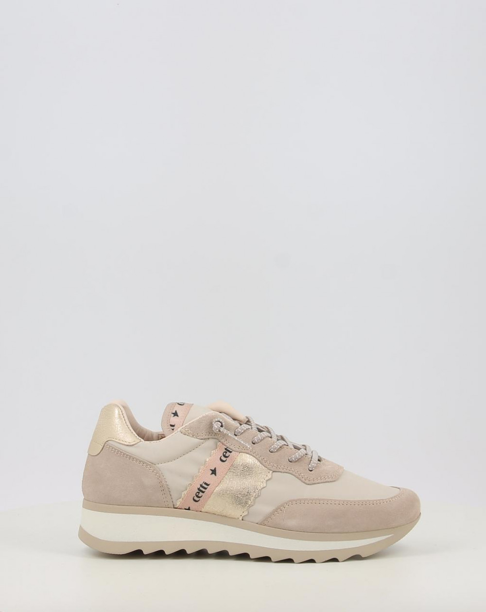 Zapatos deportivos Cetti 849 beig talla 37