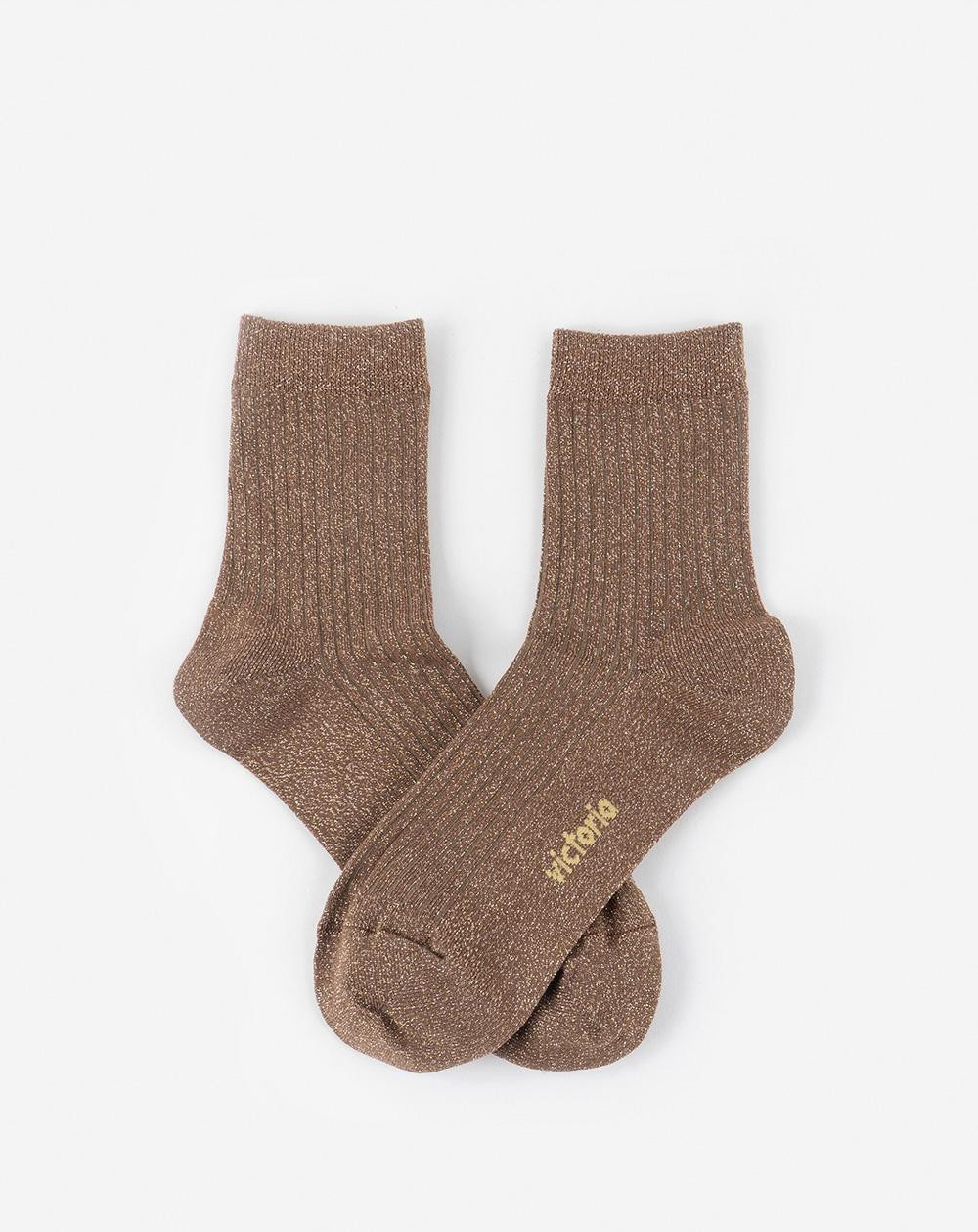 Calcetines Victoria 9226034 taupe talla T/U