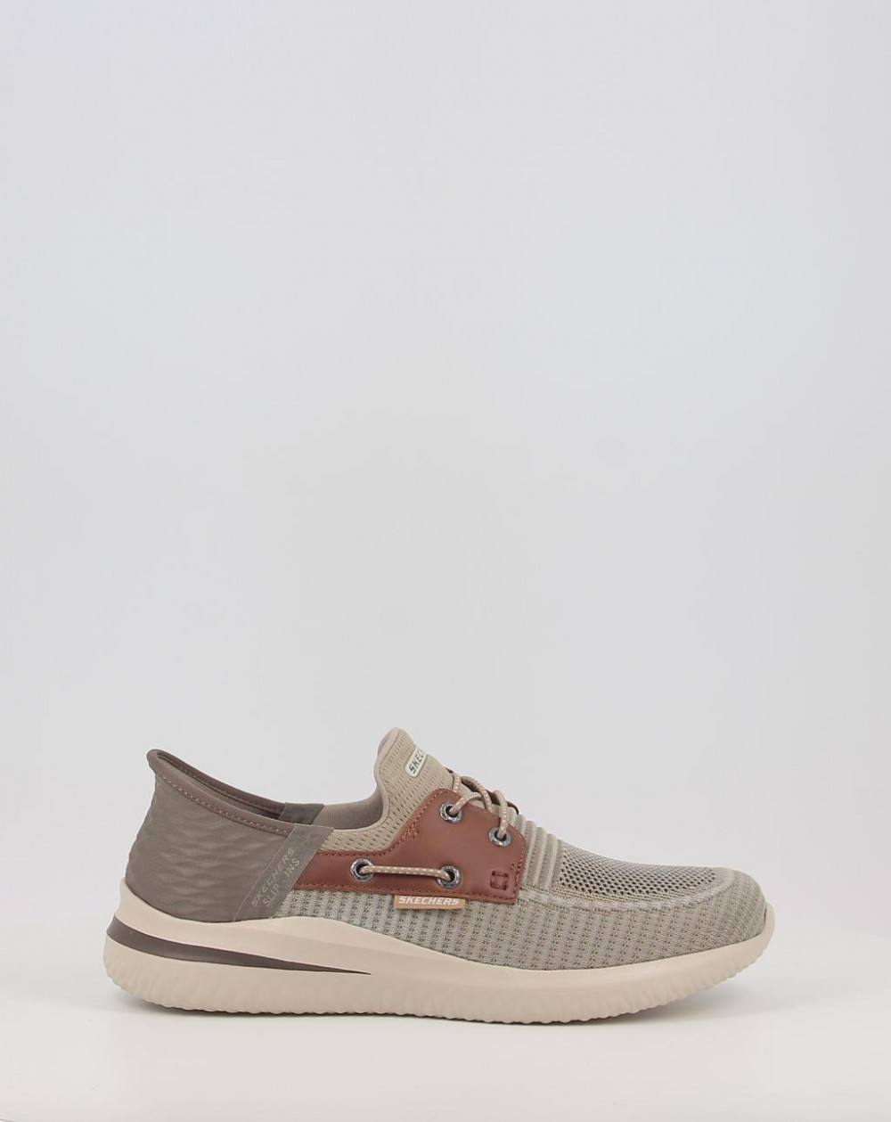 Zapatillas Skechers SLIP-INS: DELSON 3.0 – ROTH 210606 taupe talla 39,5
