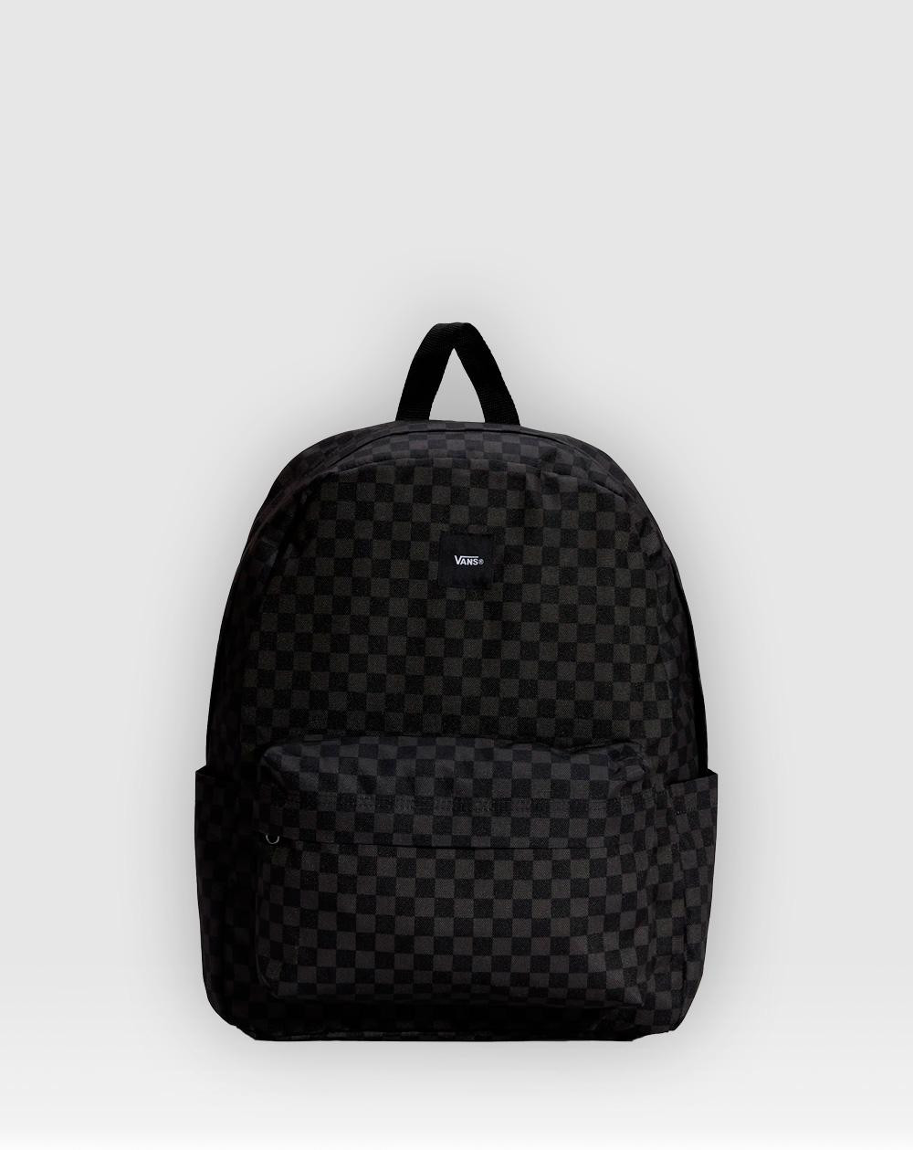 Mochilas vans old skool check backpack negro negro - s/t