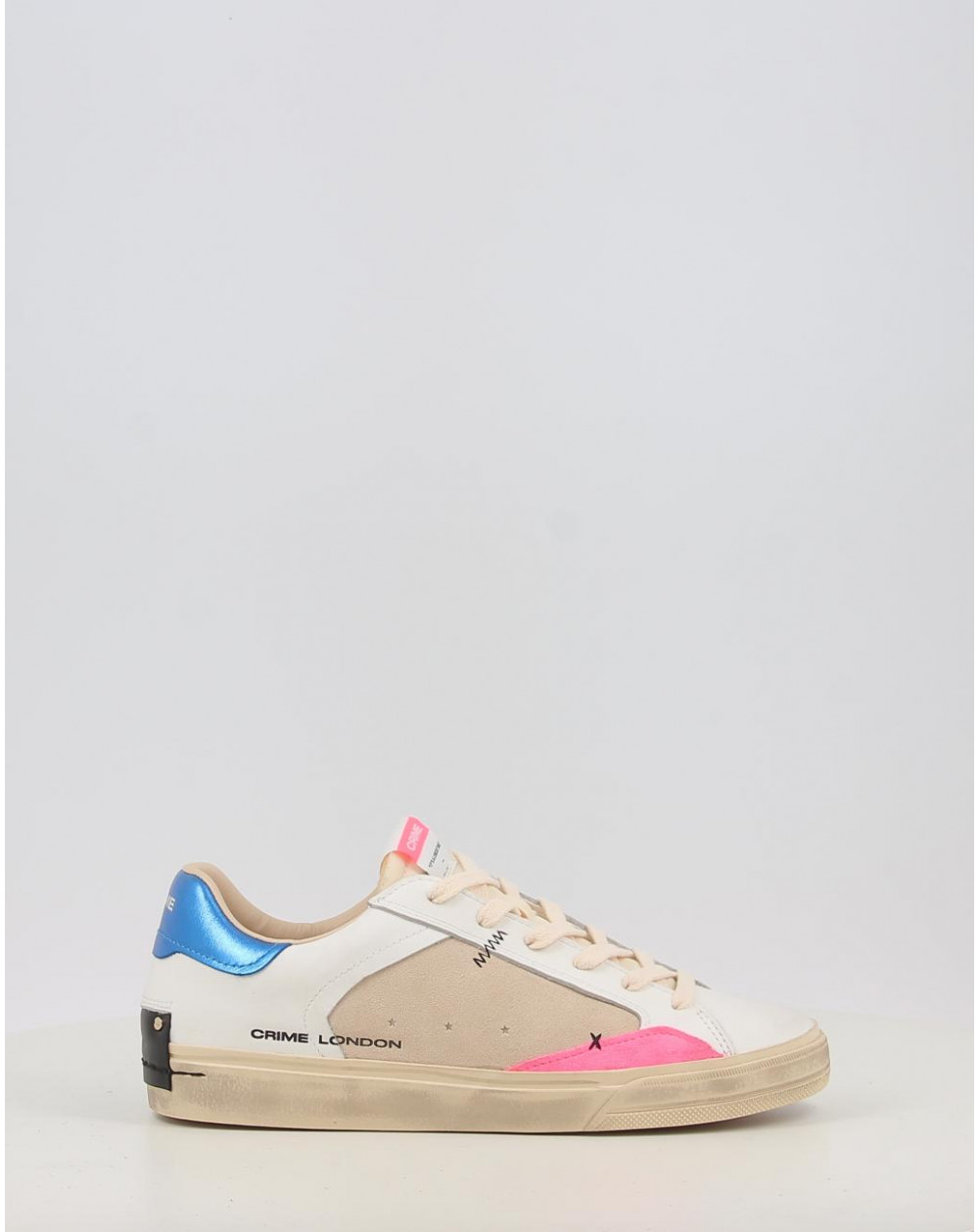 Zapatillas Crime London DISTRESSED beig talla 36
